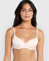 La Senza Micro Sexy Lightly Lined Full Coverage Bra White / 34B