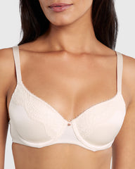 La Senza Micro Sexy Lightly Lined Full Coverage Bra White / 34B