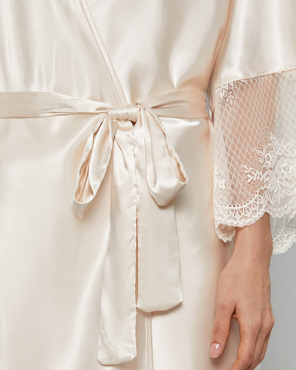 LA SENZA SATIN SEXY ROBE 2PYO / S/M LA SENZA SATIN SEXY ROBE 2PYO / S/M