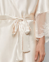 LA SENZA SATIN SEXY ROBE 2PYO / S/M