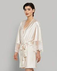 LA SENZA SATIN SEXY ROBE 2PYO / S/M