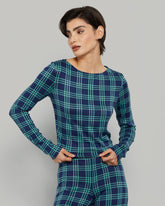 LA SENZA LONG SLEEVE JERSEY WIDE SCOOP NECK PRINTED CASUAL TOP 4LA2 / S