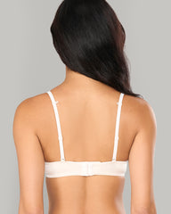 LA SENZA WIDE WING COMFORT LIFT BRA IVORY / 34B