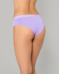 LA SENZA RX THONG KNOCKOUT LOGO LIGHT PURPLE PANTIES PURPLE / S