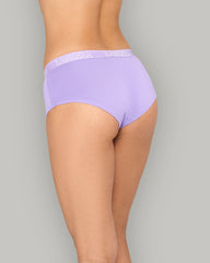 LA SENZA RX BOYSHORT PANTY – LOGO STYLE PURPLE / S