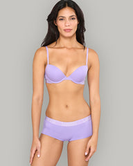 LA SENZA RX BOYSHORT PANTY – LOGO STYLE PURPLE / S