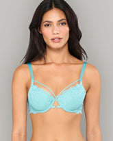 STRAPPY FLORAL FLAUNTER – LA SENZA MONTREAL LUXE BLUE / 34B