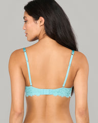 STRAPPY FLORAL FLAUNTER – LA SENZA MONTREAL LUXE BLUE / 34B