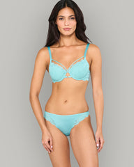 STRAPPY FLORAL FLAUNTER – LA SENZA MONTREAL LUXE BLUE / 34B