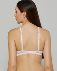 LA SENZA LACE TRENDY BRA LT PINK / 34B