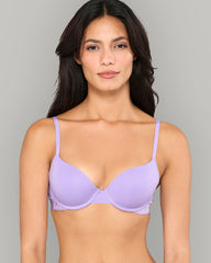 LA SENZA ESSENTIALS DEMI KNOCKOUT LOGO CTN PURPLE / 34B