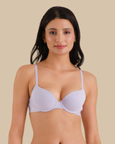 ESSENTIALS LOGO COTTON DEMI BRA White / 34A