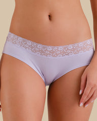 ESSENTIALS HIPSTER ESSENTIALS 6CM TRIM LAVENDER CAKE / M