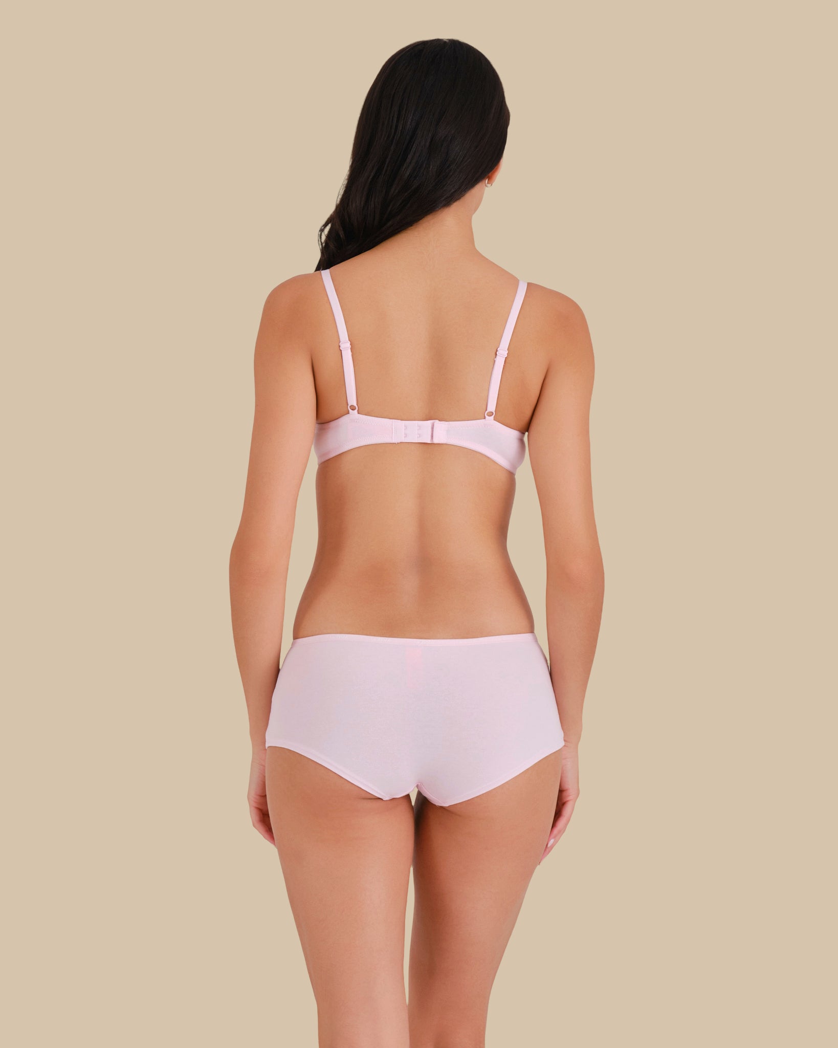 ESSENTIALS BOYSHORT COTTON - SKINNY LOGO PINK-A-BOO / M ESSENTIALS BOYSHORT COTTON - SKINNY LOGO PINK-A-BOO / M