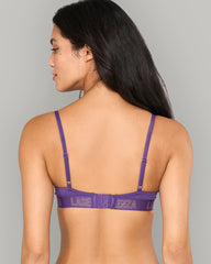 LUREX LOGO LIFT BRA – LA SENZA SIGNATURE PURPLE / 34B