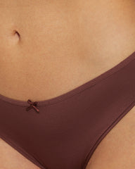 LA SENZA CHEEKY TRENDY ULTRASOFT THONG WITH BOW 04BS / S