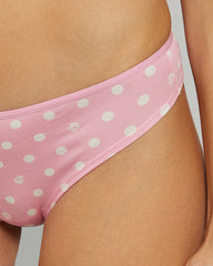 LA SENZA CHEEKY DOT PRINT TRENDY ULTRASOFT PANTIES PRINT : POLKA DOT / S