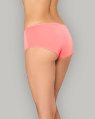 LA SENZA US SALMON BOYSHORT MODAL WITH BOW RED / S