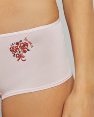 LA SENZA BOYSHORT GRAPHIC PRINT ULTRASOFT PANTIES White / S