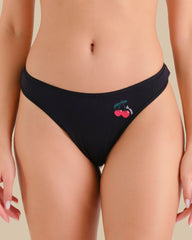 RX THONG AO COTTON GRAPHIC BODY SMOULDER BLACK / M