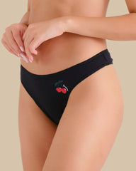 RX THONG AO COTTON GRAPHIC BODY SMOULDER BLACK / M