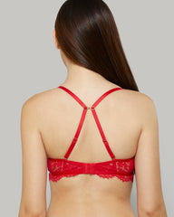 LA SENZA BEYOND SEXY RED BRA LT RED / 34C