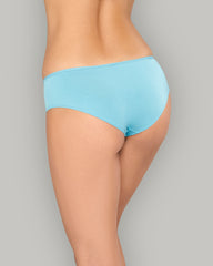 LA SENZA US AQUA GREEN HIPSTER MODAL WITH BOW BLUE / S