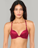 FOILED FLIRT PUSH-UP – LA SENZA PARISIAN CHIC DRK RED / 34B