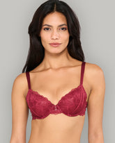 GILDED GLAM BRA – LA SENZA PARISIAN COLLECTION DRK RED / 34B