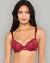 GILDED GLAM BRA – LA SENZA PARISIAN COLLECTION DRK RED / 34B