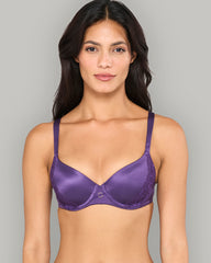 LA SENZA PARISIAN SMOOTH CUP SLING BRA PURPLE / 34B