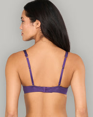 LA SENZA PARISIAN SMOOTH CUP SLING BRA PURPLE / 34B