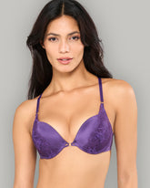 LA SENZA PARISIAN LACE CUP SLING PUSH-UP BRA PURPLE / 34B