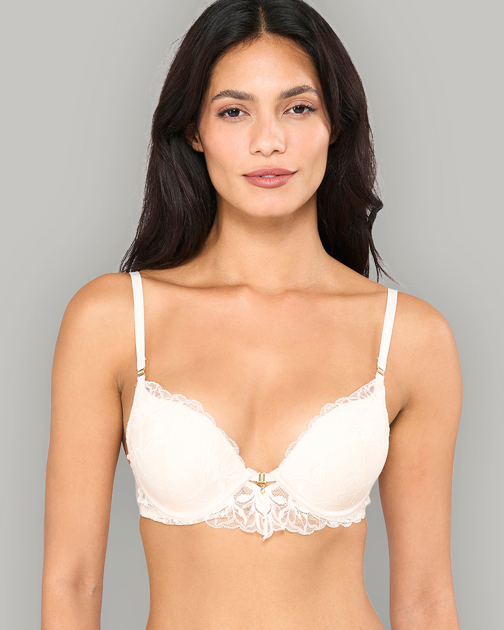 LA SENZA PARISIAN TRINKET DESIGNER BRA IVORY / 34B
