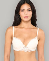 LA SENZA PARISIAN TRINKET DESIGNER BRA IVORY / 34B