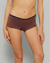 ESSENTIALS BOYSHORT COTTON SKINNY LOGO Brown / S