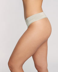 La Senza Ultrasoft Thong Panty Light Grey / M