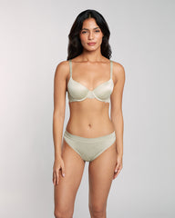 La Senza Ultrasoft Thong Panty Light Grey / M