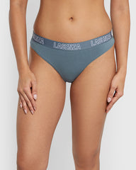 La Senza Remix Thong Panty Grey / M