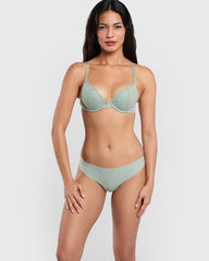 La Senza No Show Thong Panty Light Green / M