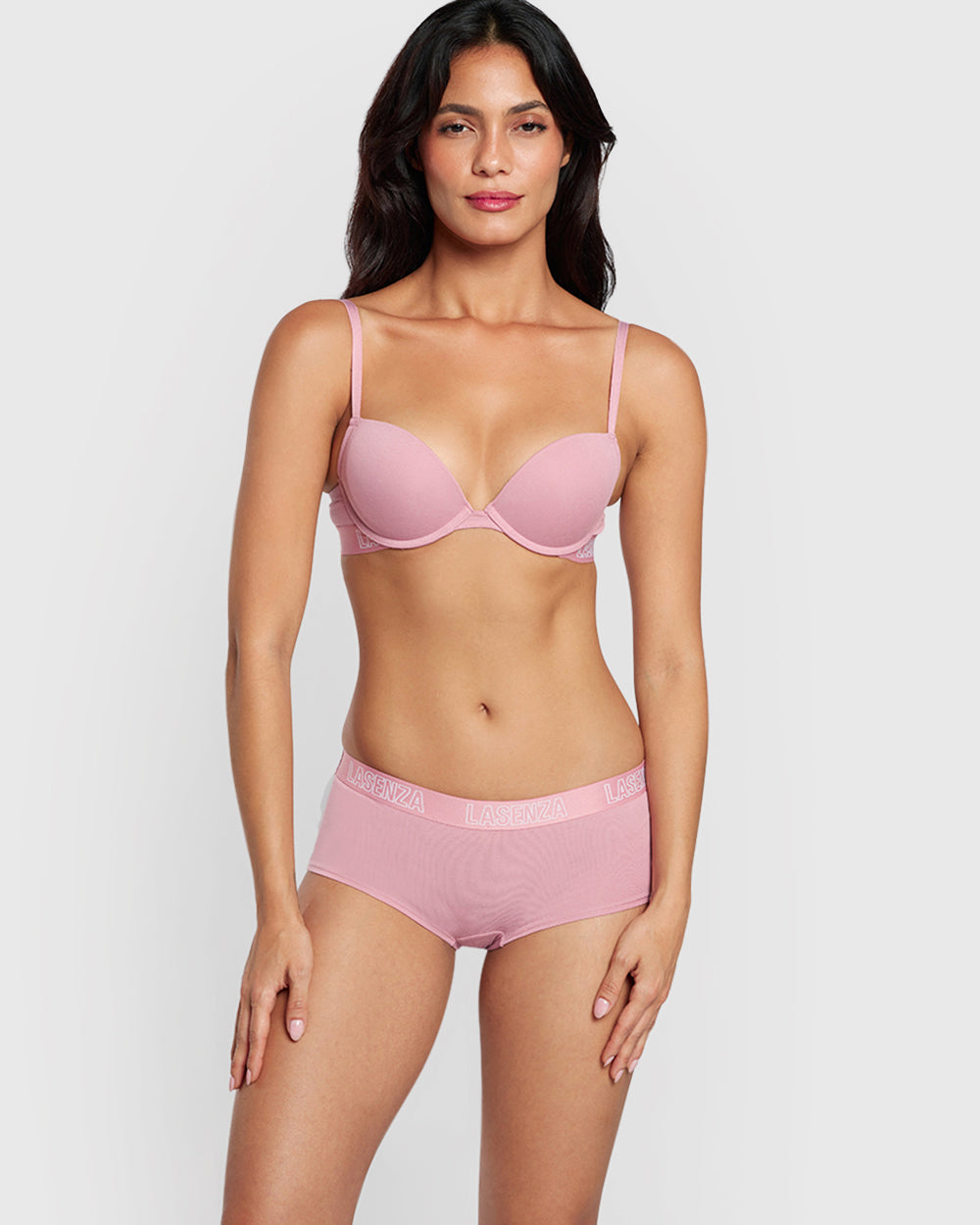 La Senza Remix Boyshort Panty Light Pink / M La Senza Remix Boyshort Panty Light Pink / M