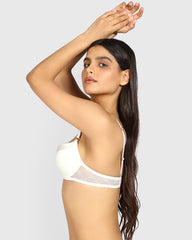 La Senza Beyond Sexy Gel Padding Plunge Bra IVORY / 34B