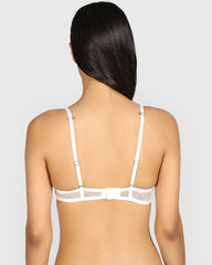 La Senza Beyond Sexy Gel Padding Plunge Bra IVORY / 34B