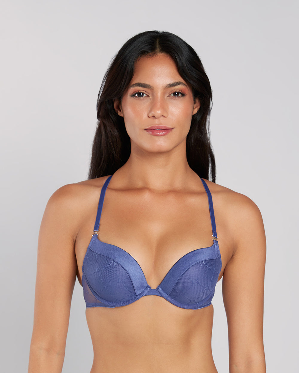 La Senza Beyond Sexy Plunge Bra Dark Blue / 34B