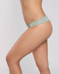 La Senza Diva Thong Panty Light Green / M