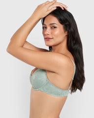 La Senza Obvious Full Coverage Bra Light Green / 34B