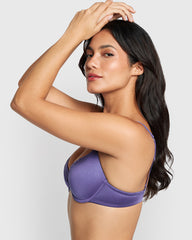 La Senza Obvious Full Coverage Bra Dark Blue / 34B