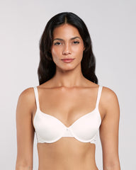 La Senza Lightly Lined Full Coverage Bra With Lace Ivory / 34B