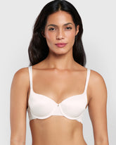 La Senza Lightly Lined Balconette Bra With Lace Ivory / 34B