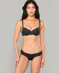 LA SENZA BALCONETTE FABLE BRA WITH TRINKET BLACK / 34B
